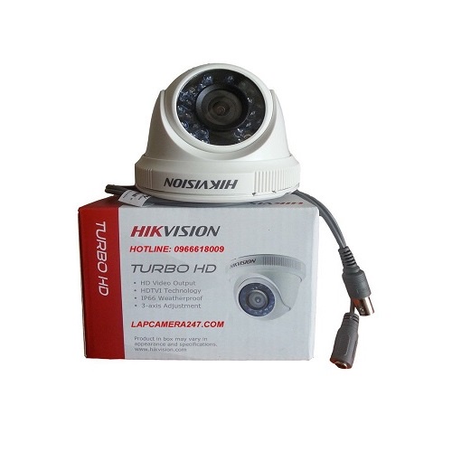 Camera HD-TVI Dome Hồng Ngoại 2.0 Megapixel Hikvision DS-2CE56D0T-IRP