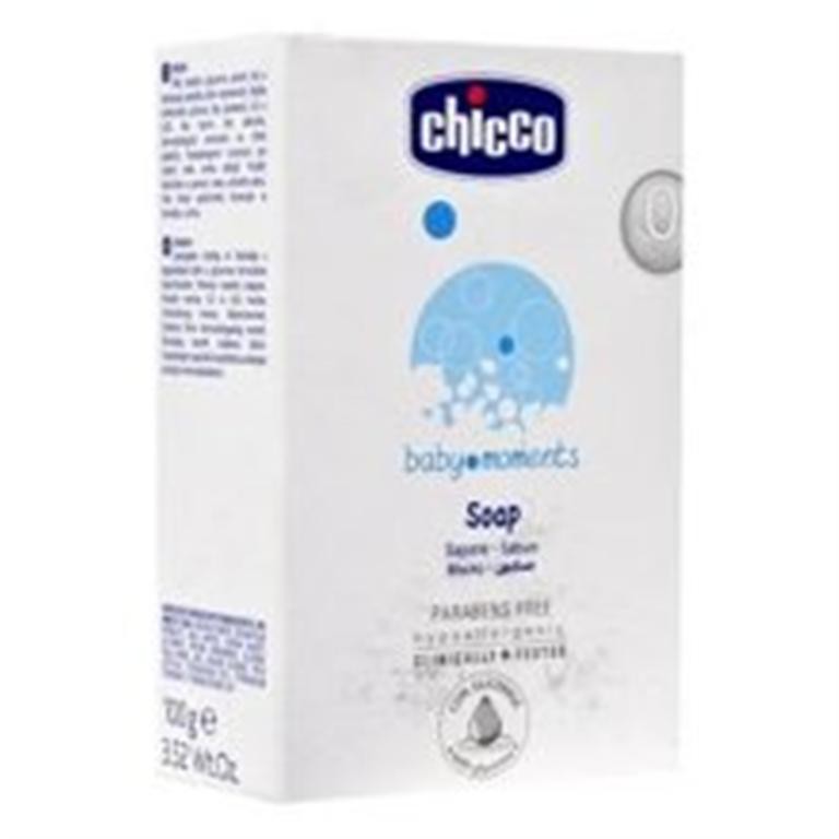 Xà bông dưỡng ẩm chứa Glycerin 0M+ Chicco 100g 114266