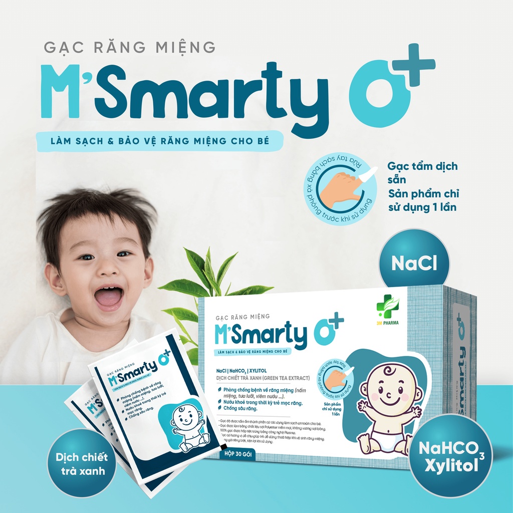 Gạc rơ lưỡi cho bé m smarty tưa lưỡi bé bị nấm miệng ở trẻ sơ sinh nấm