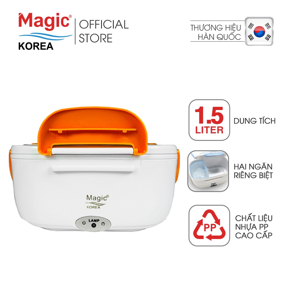 Hộp cơm điện hâm nóng Magic Korea A03 (Cam)