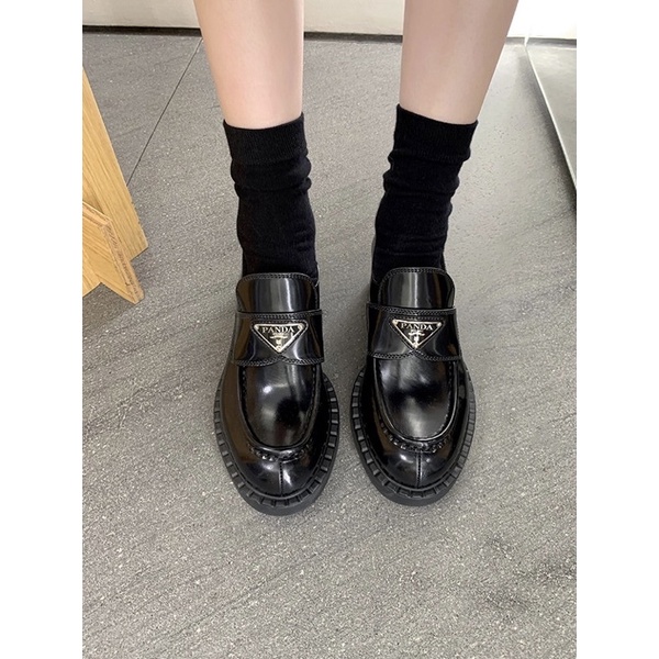 Giày oxford nữ panda | Giày moca nữ