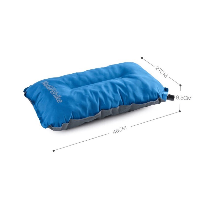 Naturehike đồ cắm trại campoutvn du lịch gối xếp hơi gấp xếp gọn tự bơm A199