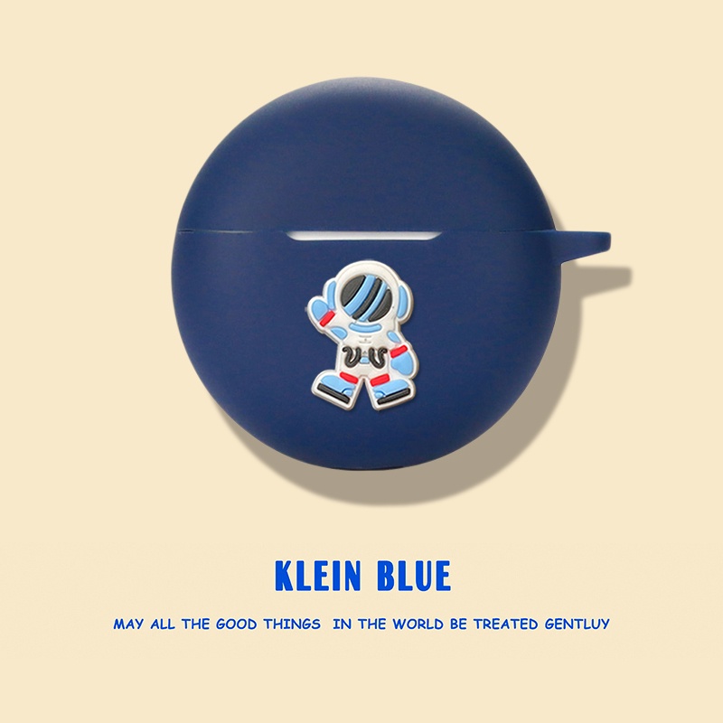 Vỏ bọc silicone bảo vệ hộp sạc tai nghe OPPO ENCO BUDS 2 họa tiết hoạt hình dễ thương