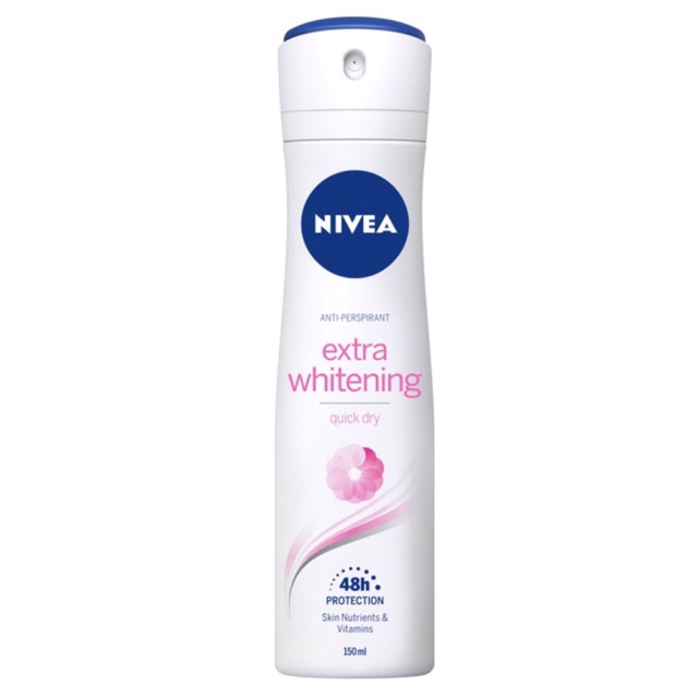 Bộ đôi Nivea: Xịt 150ml và sáp 40ml trắng mịn mờ vết thâm