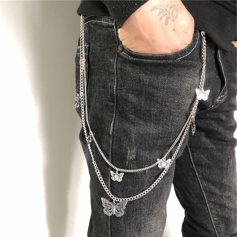 Dây Xích Trang Trí Quần Phong Cách Hip Hop Cá Tính