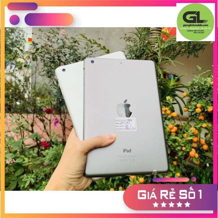 Máy tính bảng ipad mini 2 chính hãng bảo hành 6 tháng - 1 đổi 1 trong 30 ngày | BigBuy360 - bigbuy360.vn