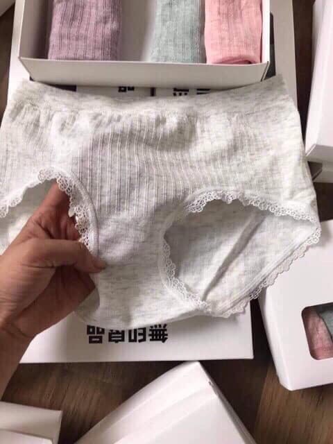Quần Chip MUJI Muối Tiêu Kháng Khuẩn( hộp 5chiếc)