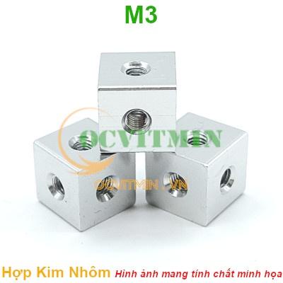 Đai Ốc Lập Phương M3 Ecu Hợp Kim Nhôm