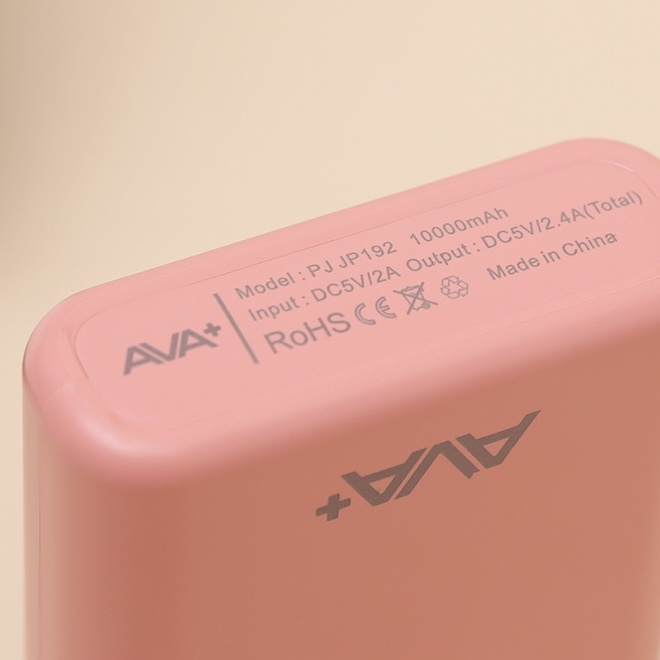 Pin sạc dự phòng AVA PJ JP192 10000mAh - Chính hãng BH 12 tháng