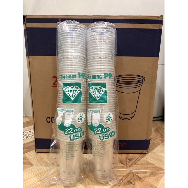 COMBO 50 LY NHỰA PP 650ML