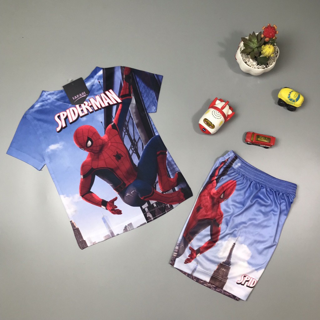 Set đồ bộ Người Nhện Spiderman cho bé từ 10-40 ký