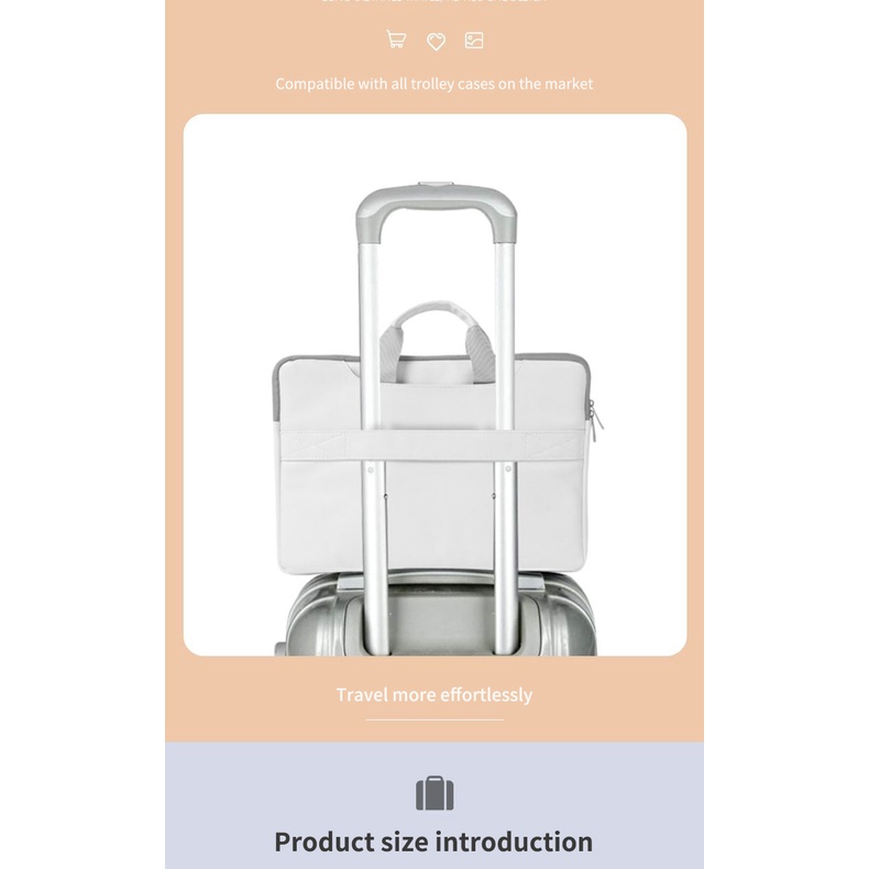 Túi đựng laptop in họa tiết hoạt hình sức chứa lớn phù hợp cho laptop 13.3/14.1/15.6/16.1/17.3 inch