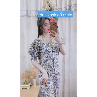 Sét Bộ Bông Vải Lụa Hàn - Áo Cổ V - Size Dưới 58kg - Mã LH007