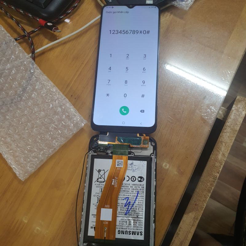 Màn hình samsung A02s A03s A03 zin tặng keo dán