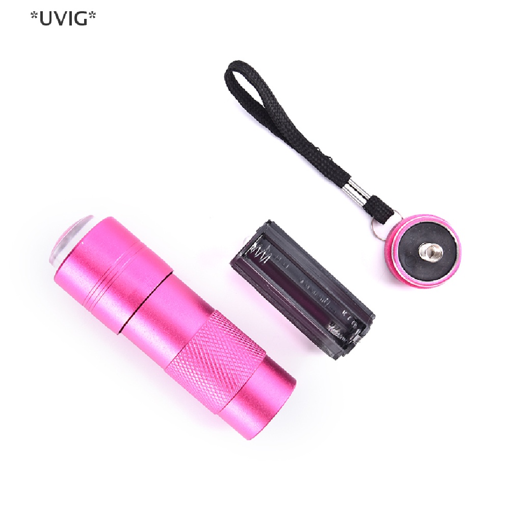 [[UVIG]] Handheld Portable Silicone Press Nail UV Light For Manicure UV Lamp With 12 Led [Hot Sell]