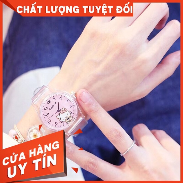 Đồng hồ candycat dây trong bé gái