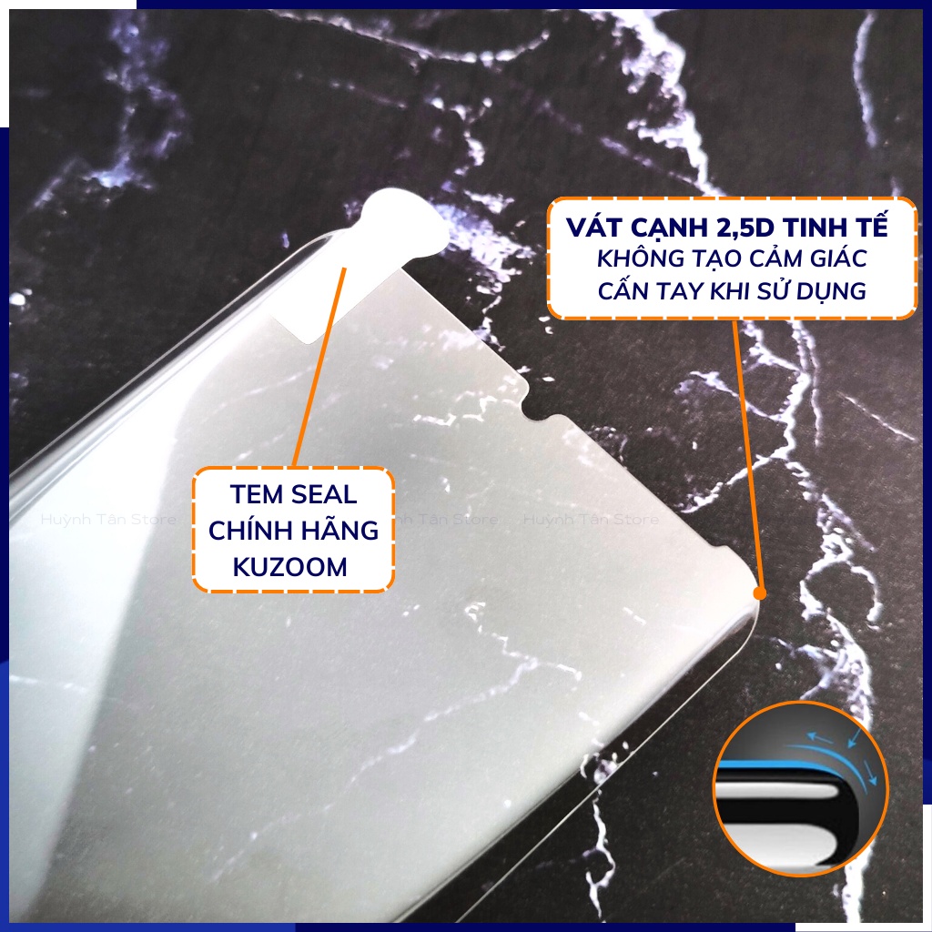 Cường lực huawei p30 pro UV trong suốt keo lỏng chính hãng kuzoom chống va đập vân tay nhạy phụ kiện huỳnh tân store