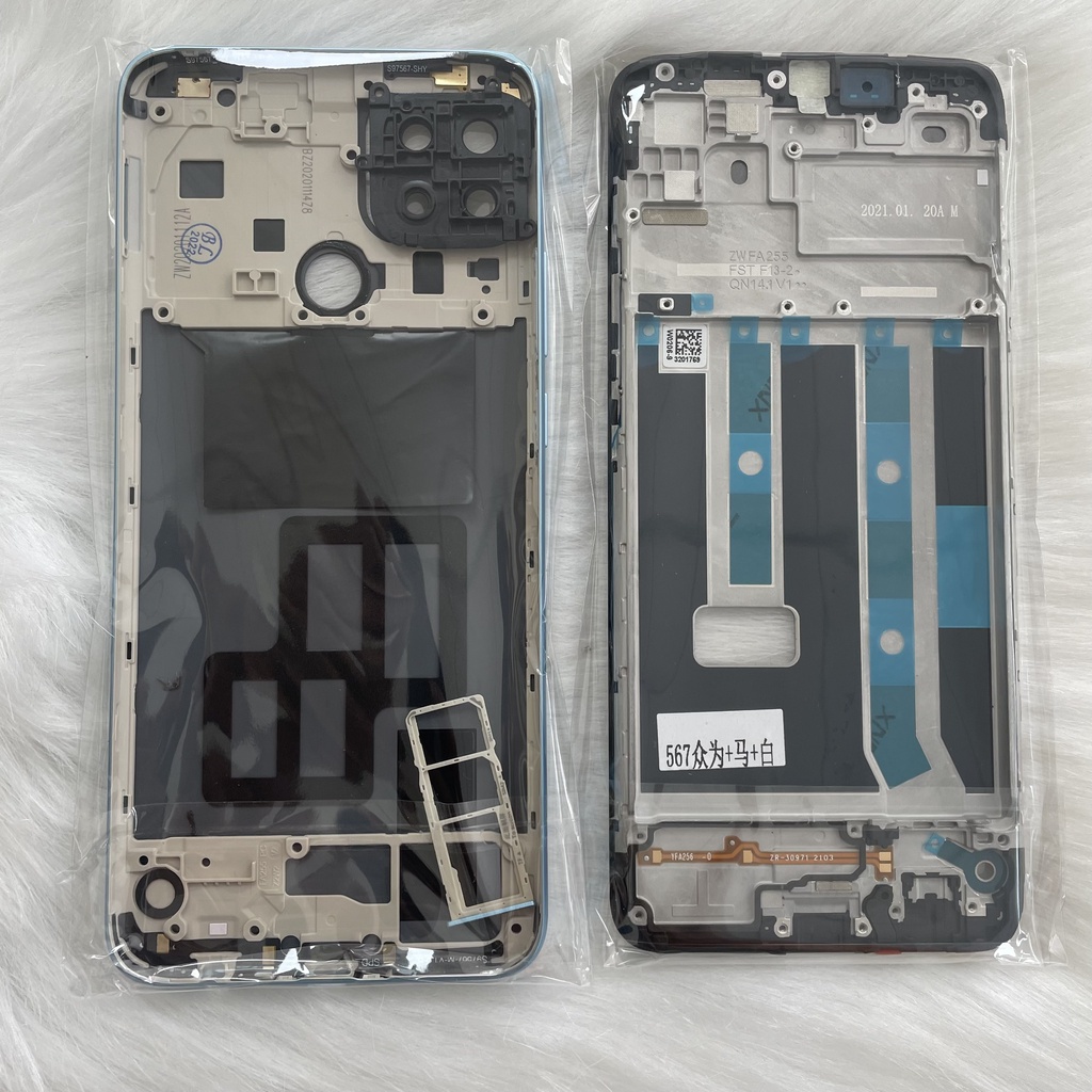 Bộ Vỏ Oppo A15/A15s Zin Full Khay Sim Kính Camera Benzen Hàng Zin Nhập Khẩu