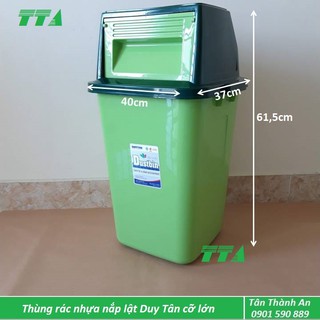 Thùng rác nhựa Duy Tân nắp lật cỡ lớn