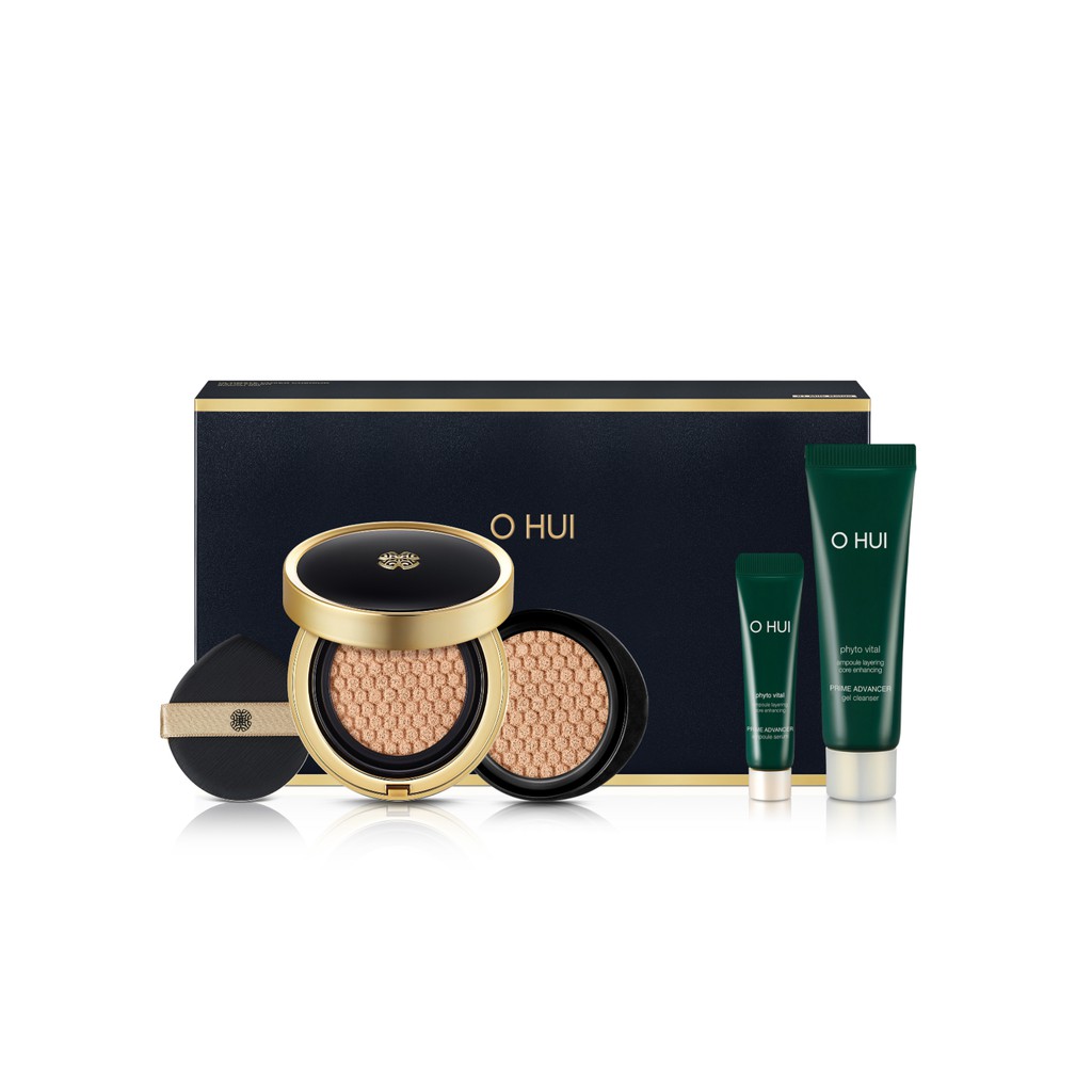 Bộ Phấn nước dưỡng ẩm cho lớp nền trong suốt O HUI Ultimate Cover Cushion Satin Finish 30g | BigBuy360 - bigbuy360.vn