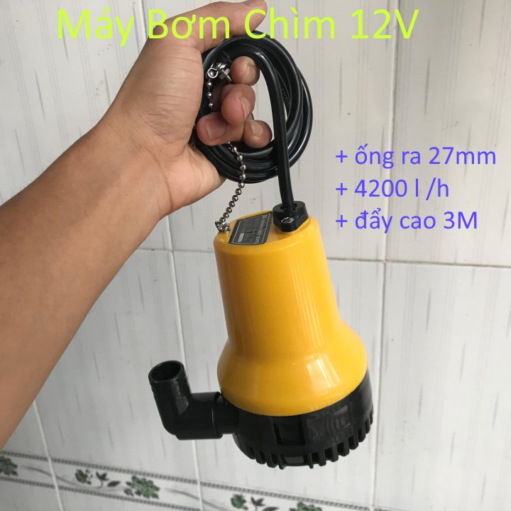 máy bơm chìm 12v 60w