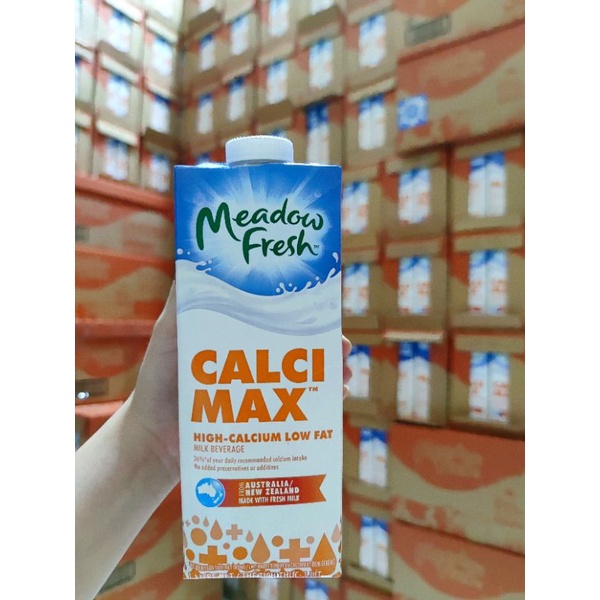Sữa Tươi Medow fresh Calci Max 1L - HSD:15/09/2024