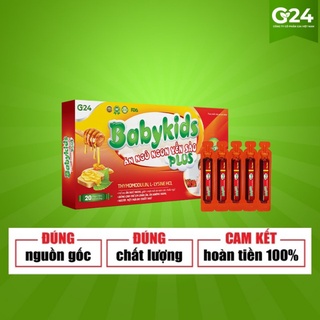 BabyKis plus ăn ngủ ngon yến sào giúp bé ăn ngon miêng, ngủ ngon giấc, tăng cân, tăng chiều cao, tăng đề kháng