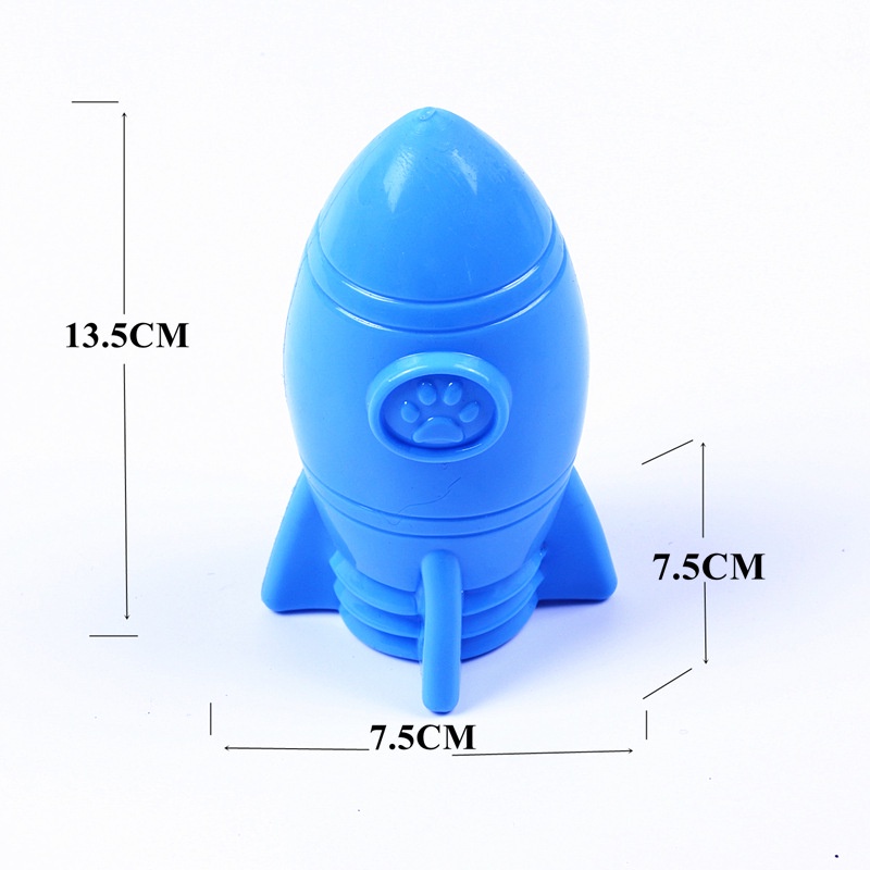 Đồ chơi bóng nhai chống cắn bằng TPR làm sạch răng có gai có âm thanh dành cho giống chó lớn Golden Retriever