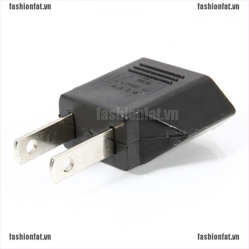 [Iron] New EU Euro Europe to US USA Power Jack Wall Plug Converter Travel Adapter Us [VN]