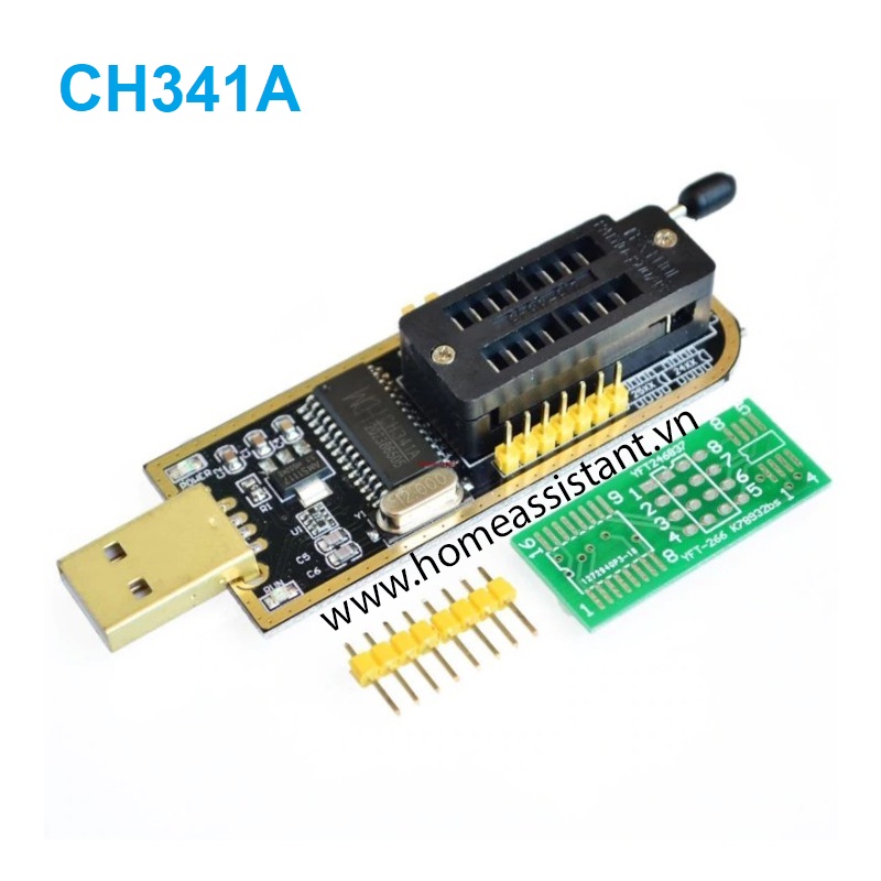 Mạch Nạp Rom Flash Bios Eeprom USB CH341A
