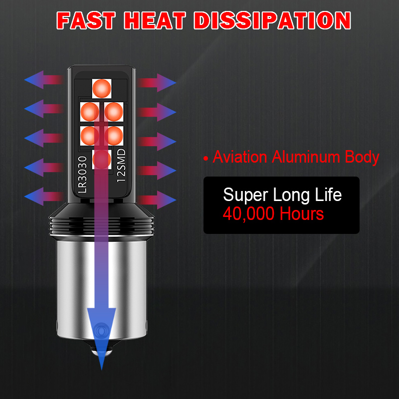 Đèn led 1156 1157 T20 3030 12smd 7440 7443 T15 W16W cho xe ô tô