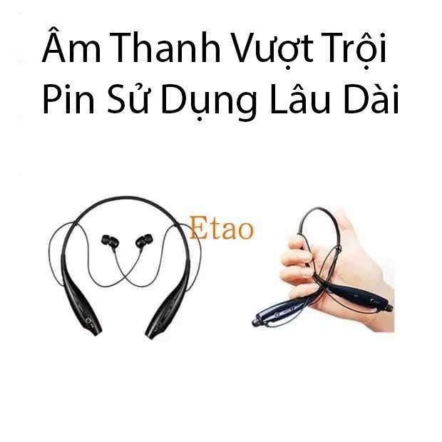 Tai nghe Bluetooth không dây HBS730 Nhập Khẩu phong cách thể thao nghe nhạc, đàm thoại thiết kế sang trọng bền bỉ