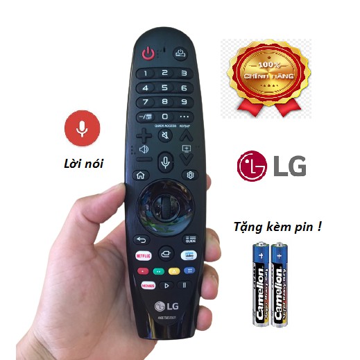 Điều Khiển Smart Tivi LG, TV 4K UHD LG WebOS 2020 MR20GA Chuột Bay,có giọng nói - Chính hãng