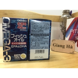 Date xa - Viên uống Fish oil Omega 3 Orihiro