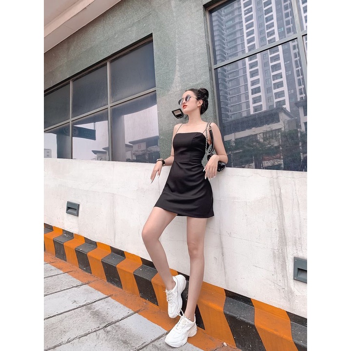 Váy đầm nữ hai dây Lylylorem TK03