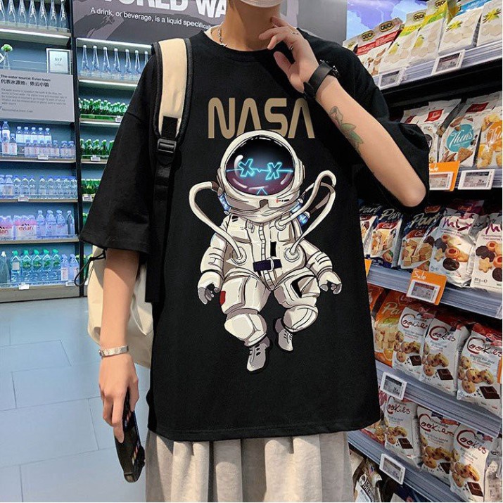 Áo Thun Tay Lỡ Form Rộng NASA Siêu Hot🍁 Unisex nam nữ đều mặc được | BigBuy360 - bigbuy360.vn