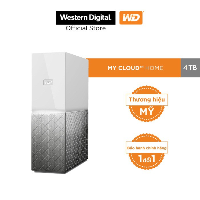 Ổ cứng WD My Cloud 4TB-3.5&quot; Personal Cloud (Network Drives)-