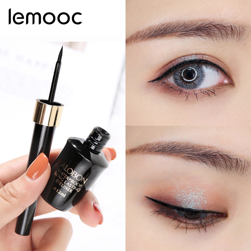 Bút Kẻ Mắt Dạng Lỏng Màu Đen Chống Thấm Nước Lâu Trôi