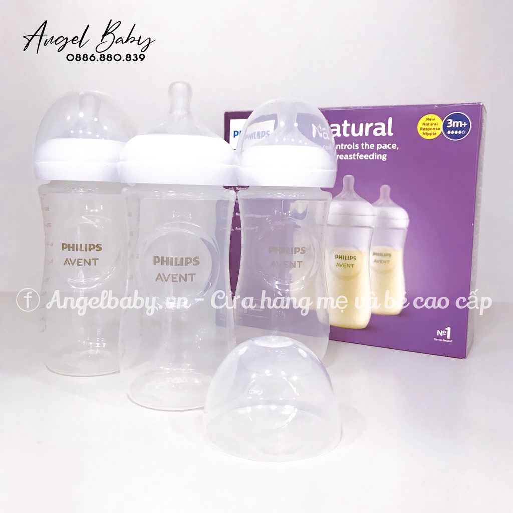 Bình Sữa Avent Natural Chống Đầy Hơi Mẫu Mới Nhất 125ml/330ml - CHÍNH HÃNG