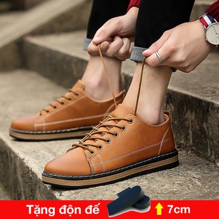 Giày da nam basic và sang trọng (Tặng Thêm Lót Giày Khử Mùi) phong cách Hàn Quốc DOL MÃ GD-07 xu hướng 2019