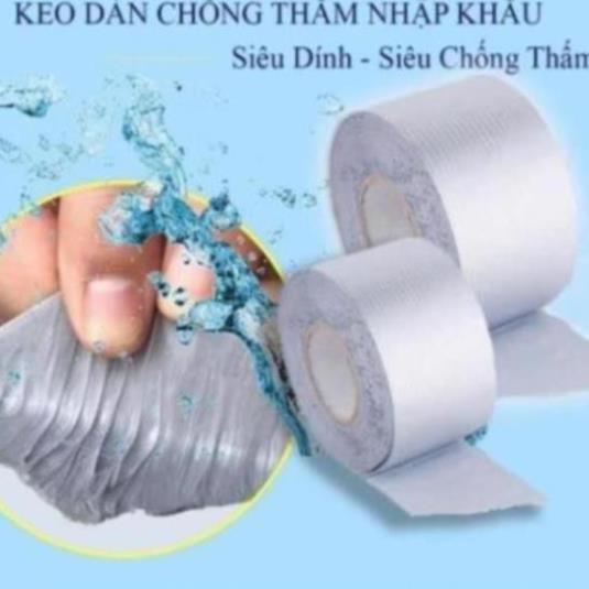 Băng Keo Chống Thấm Siêu Dính Size 10cm,Hai Mặt Siêu Dính,Tháo Gỡ Dễ Dàng