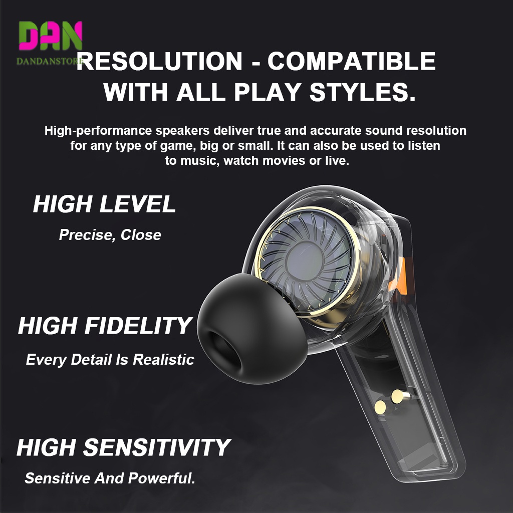 Tai Nghe Không Dây T33 TWS Bluetooth 5.2 Chống Ồn Thông Minh Có Đèn LED Pin 8h Cảm Ứng, Hỗ Trợ Đàm Thoại, Nghe Nhạc, Kiêm Sạc Dự Phòng