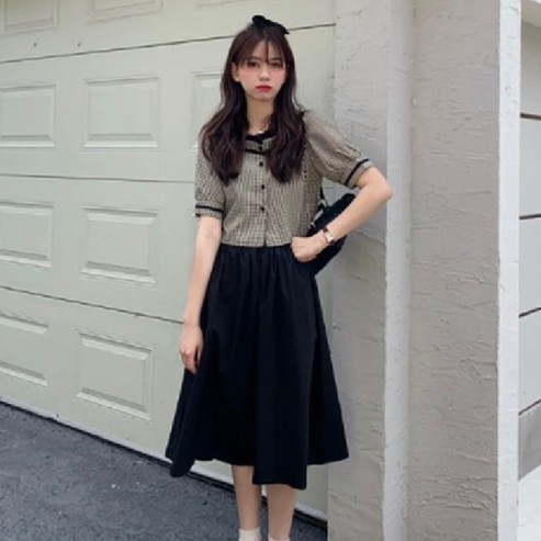 Set đồ nữ cá tính, set váy dài áo sơ mi đi chơi sang chảnh mùa hè đẹp 8A00187 | BigBuy360 - bigbuy360.vn