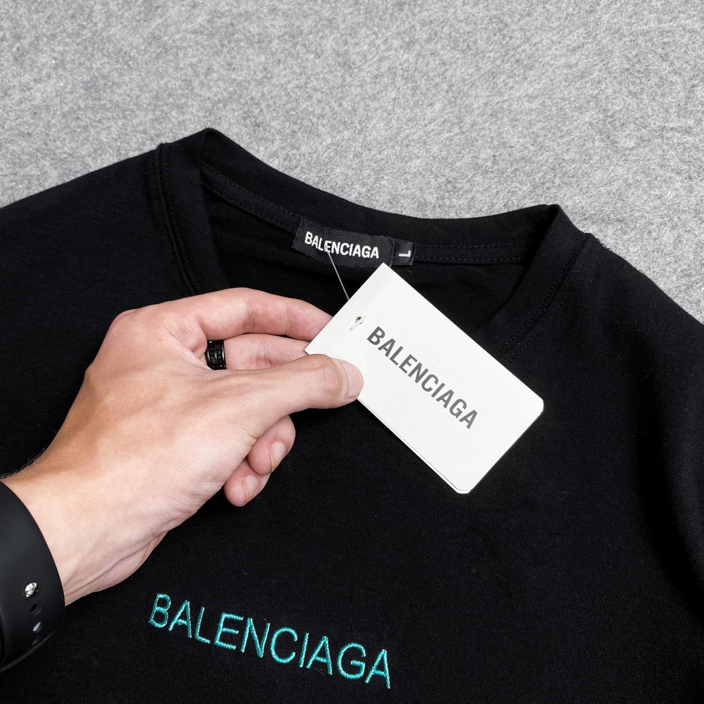 Áo thun tay lỡ thêu xanh , áo cotton nam nữ unisex , MSW Town | BigBuy360 - bigbuy360.vn