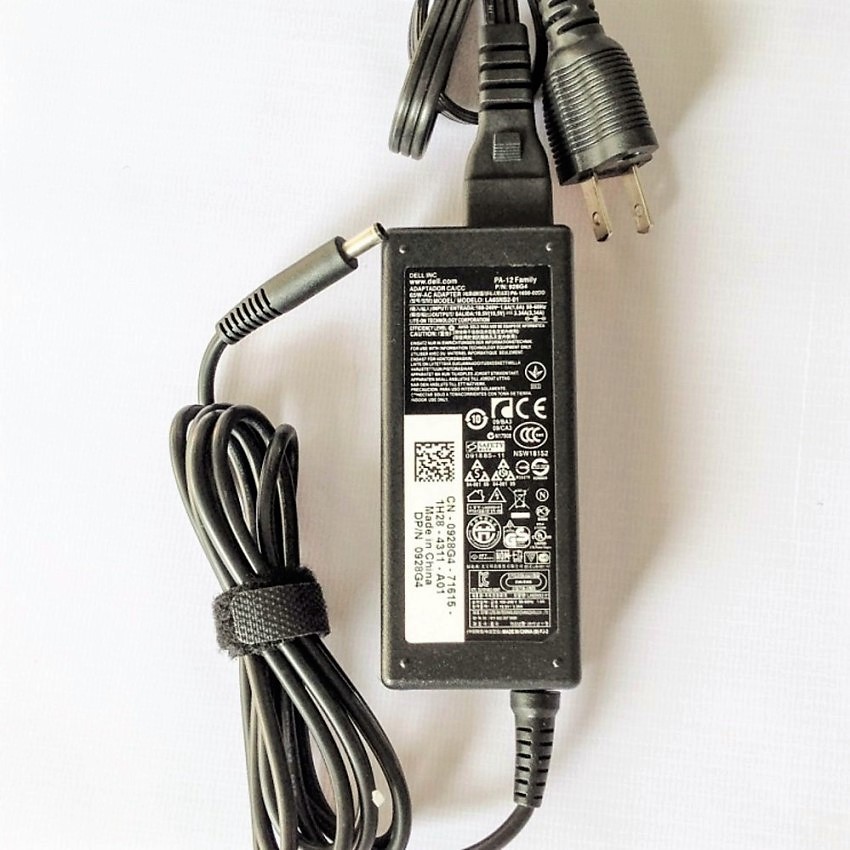 Adapter Sạc Laptop Dell 19.5V 3.34A Đầu Tròn Lớn Kim Giữa - GrabExpress Tp.HCM