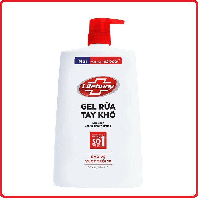 Gel rửa tay khô Lifebouy bảo vệ vượt trội 1,1L