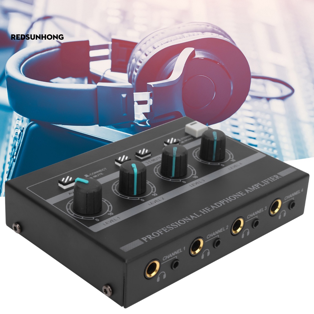 Bộ Khuếch Đại Âm Thanh 8 Kênh Có Nút Điều Khiển Cho Studio