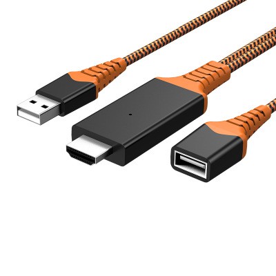 Dây cáp nối màn hình chuyển đổi từ đầu USB sang HDMI 3 trong 1