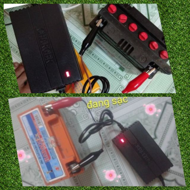 Sạc ắc quy 12v tự ngắt khi đầy bình