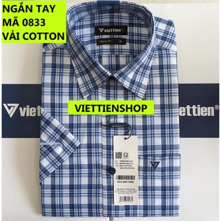 Áo sơ mi việt tiến ngắn tay ca rô
